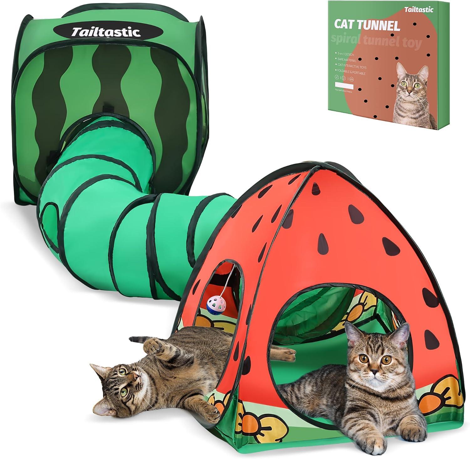 Trendy tunnels for your cats